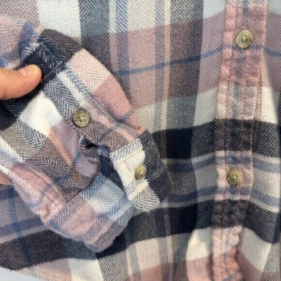 American Eagle | Ahh-Mazing Soft Classic Fit Flannel Shirt Size Small - Picture 9 of 9